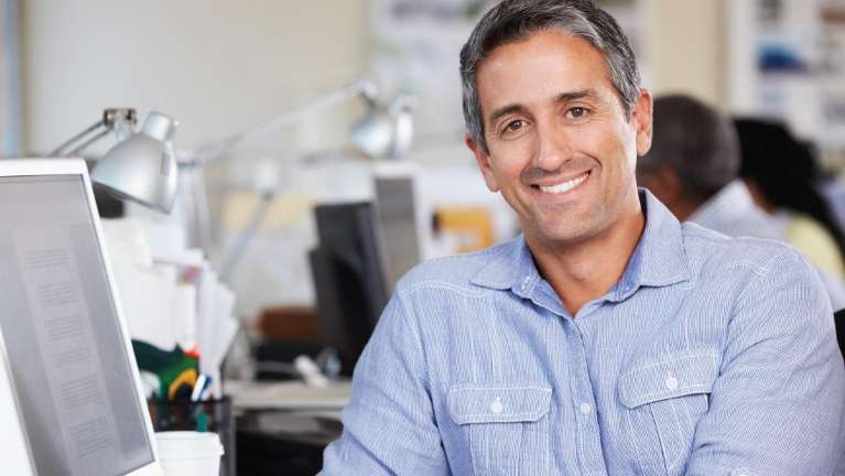 A patient after getting dental implant in Maple Ridge, BC